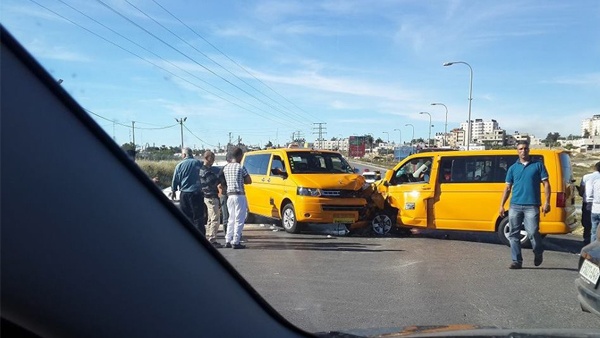 13 إصابة بحادث سير قرب رام الله